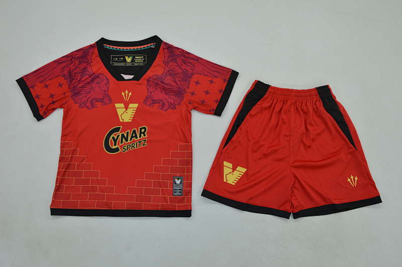 Niño_kids kit 25-26 Venezia fourth soccer jersey size 16-28